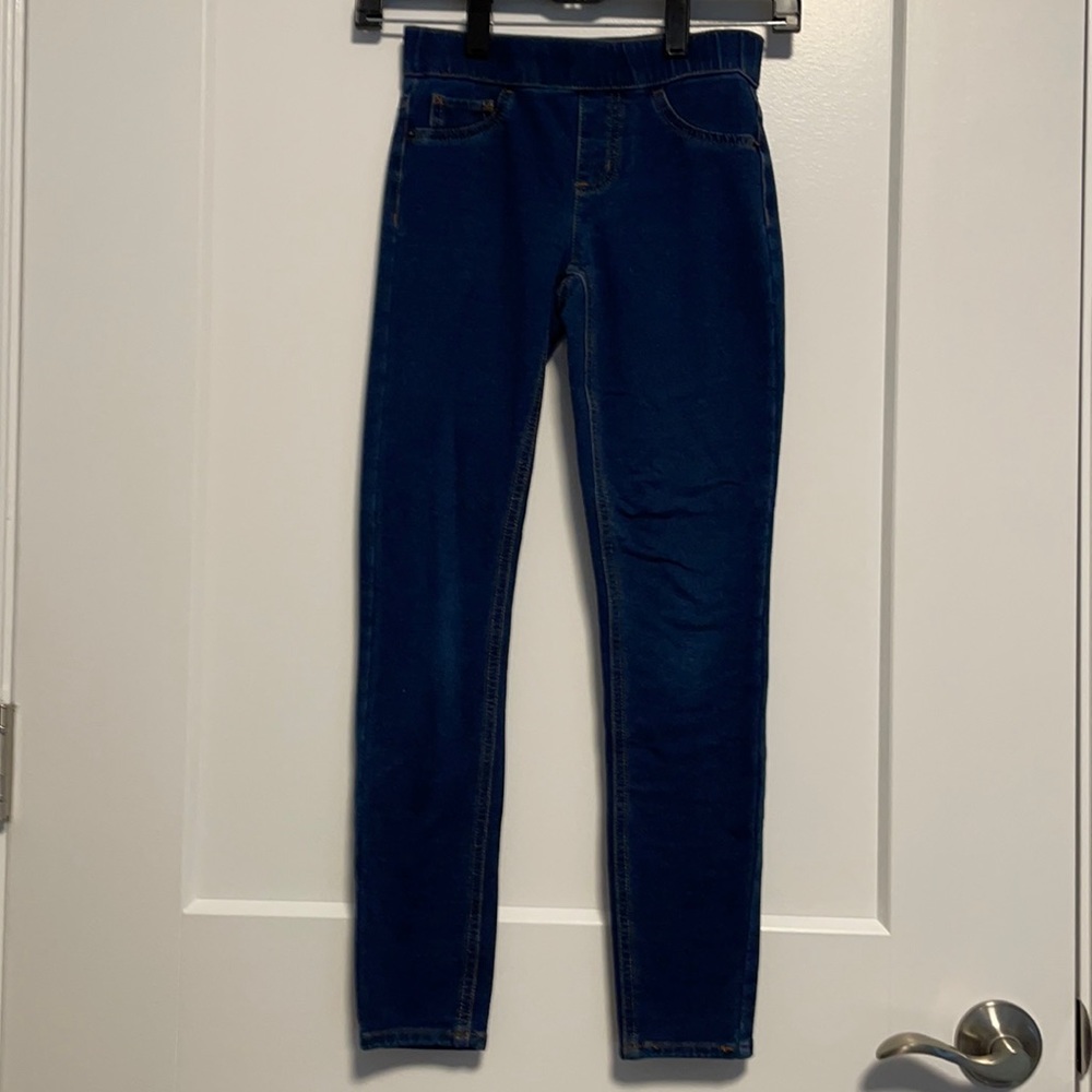 Girls justice denim leggings. Size 12 slim